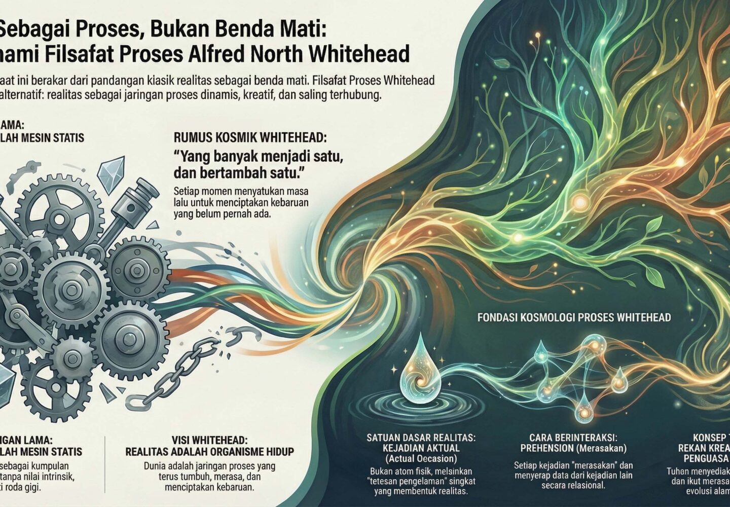 Kosmologi Menjadi: Membaca Ulang Alfred North Whitehead di Abad 21 ~Seri Filsafat Proses Part 1