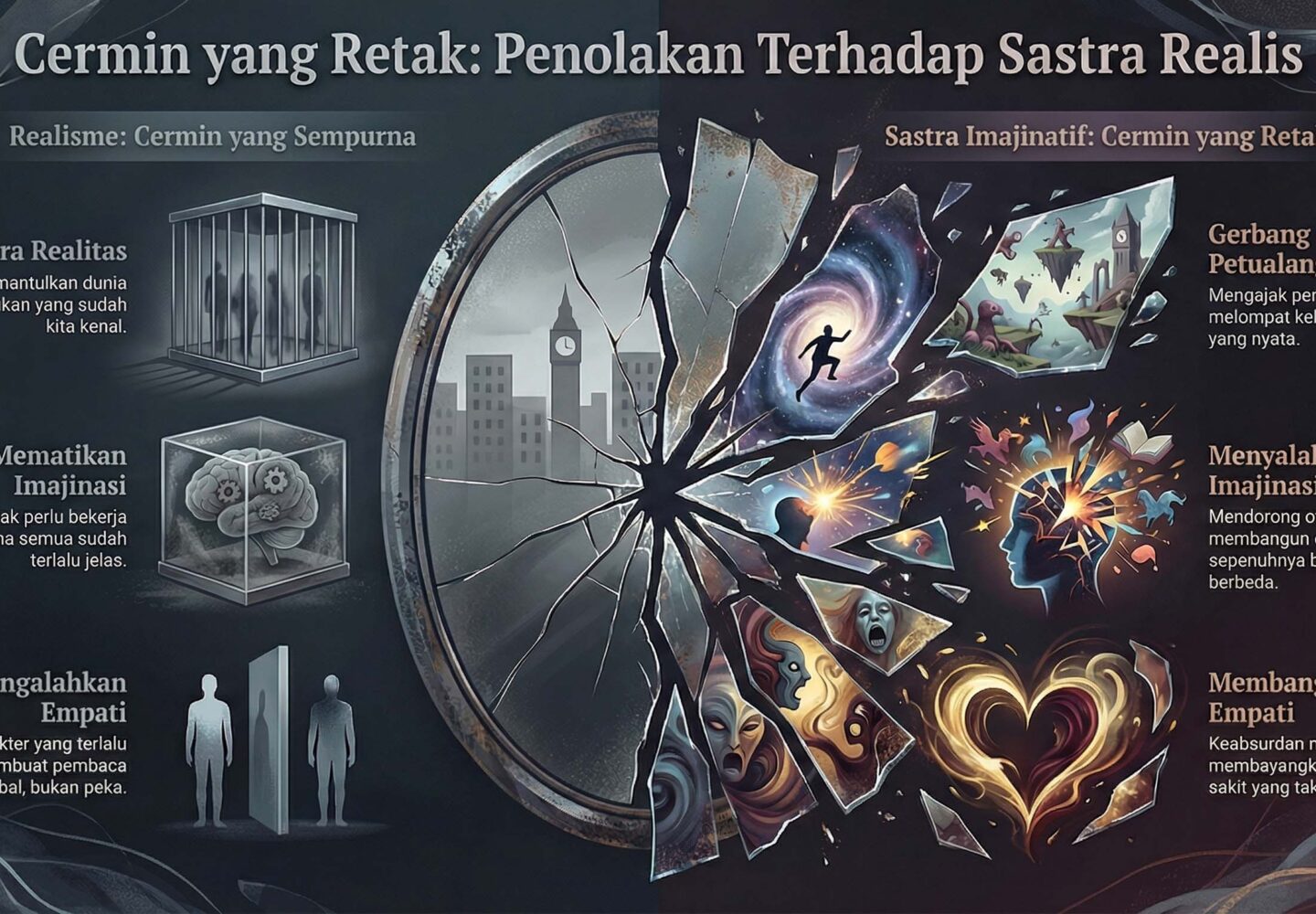 CERMIN YANG TAK RETAK: TENTANG MENGAPA SAYA TIDAK BISA MENIKMATI REALISME DALAM SASTRA