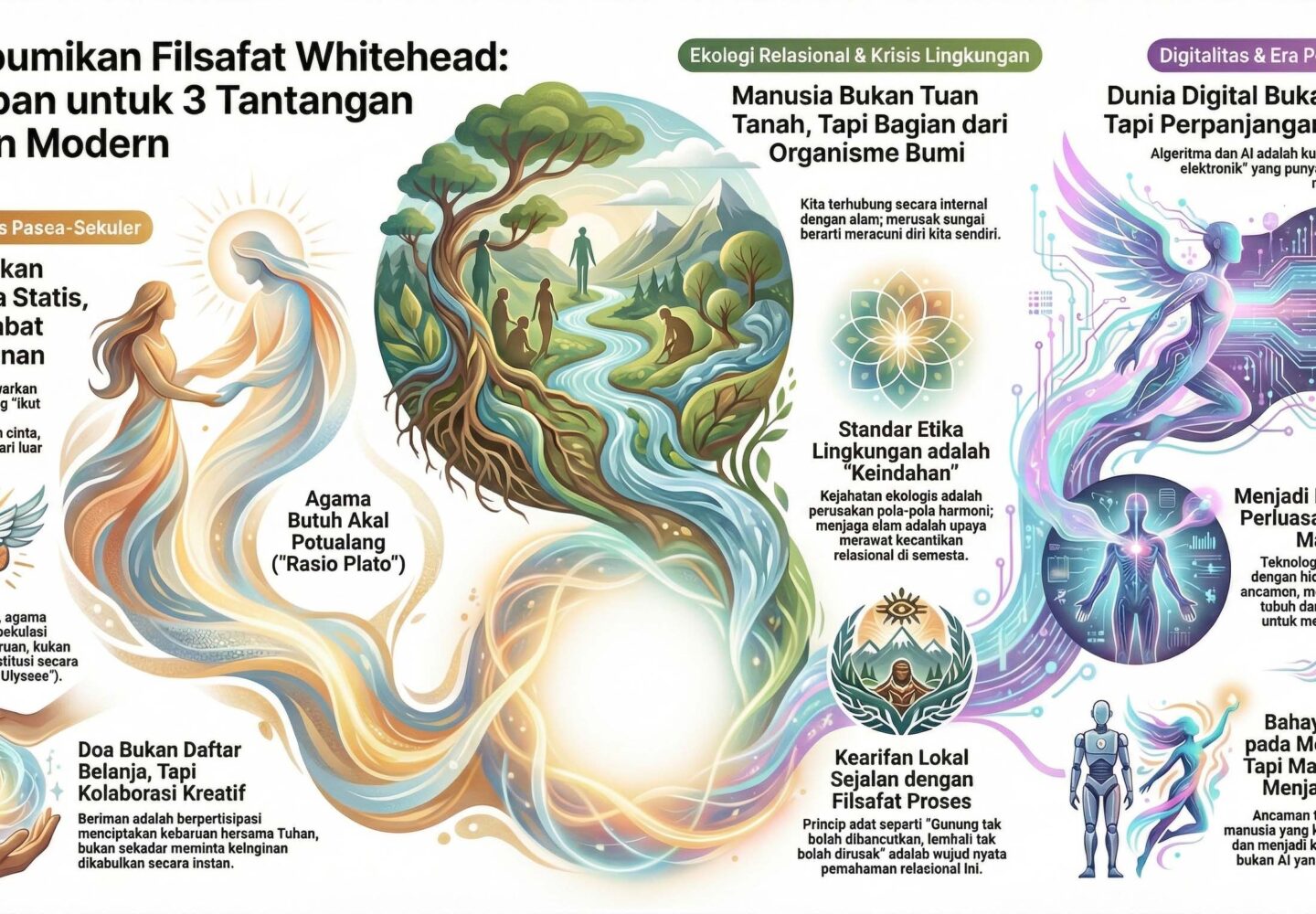 Dari Actual Occasion ke Actual Word: Whitehead dalam Diskursus Spiritualitas, Krisis Ekologi, dan Post-Human ~ Seri Filsafat Proses Part 2