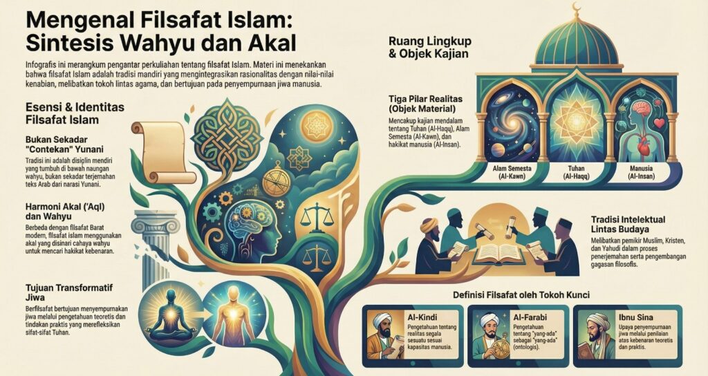 DEFINISI, RUANG LINGKUP DAN TUJUAN MEMPELAJARI FILSAFAT ISLAM