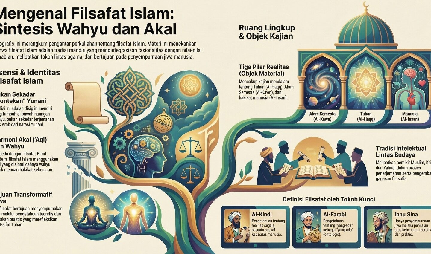 DEFINISI, RUANG LINGKUP DAN TUJUAN MEMPELAJARI FILSAFAT ISLAM