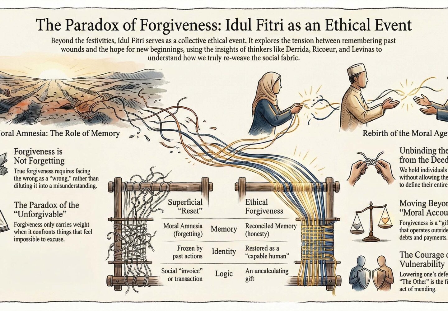 Idul Fitri dan Paradoks Pemaafan: Ingatan, Kerentanan, dan Kelahiran Kembali Agensi Moral