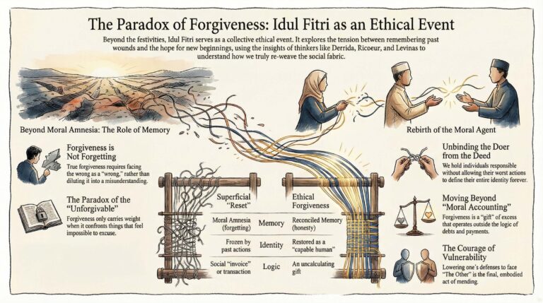 Idul Fitri dan Paradoks Pemaafan: Ingatan, Kerentanan, dan Kelahiran Kembali Agensi Moral