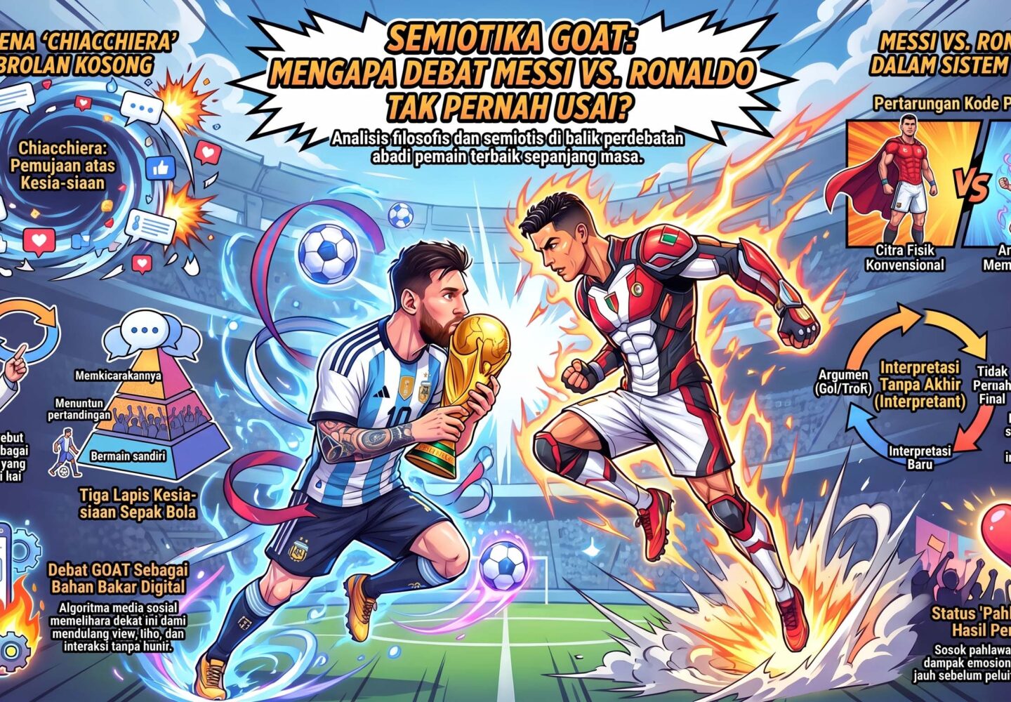 Messi, Chiacchiera, dan Semiotika GOAT yang Tak Kunjung Selesai