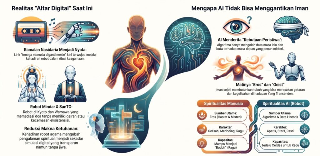 Ramalan Nasidaria, AI, dan Ilusi Spiritualitas di Altar Digital