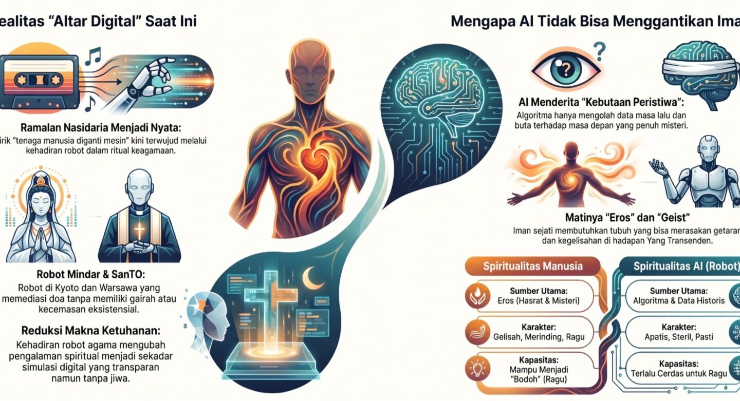 Ramalan Nasidaria, AI, dan Ilusi Spiritualitas di Altar Digital