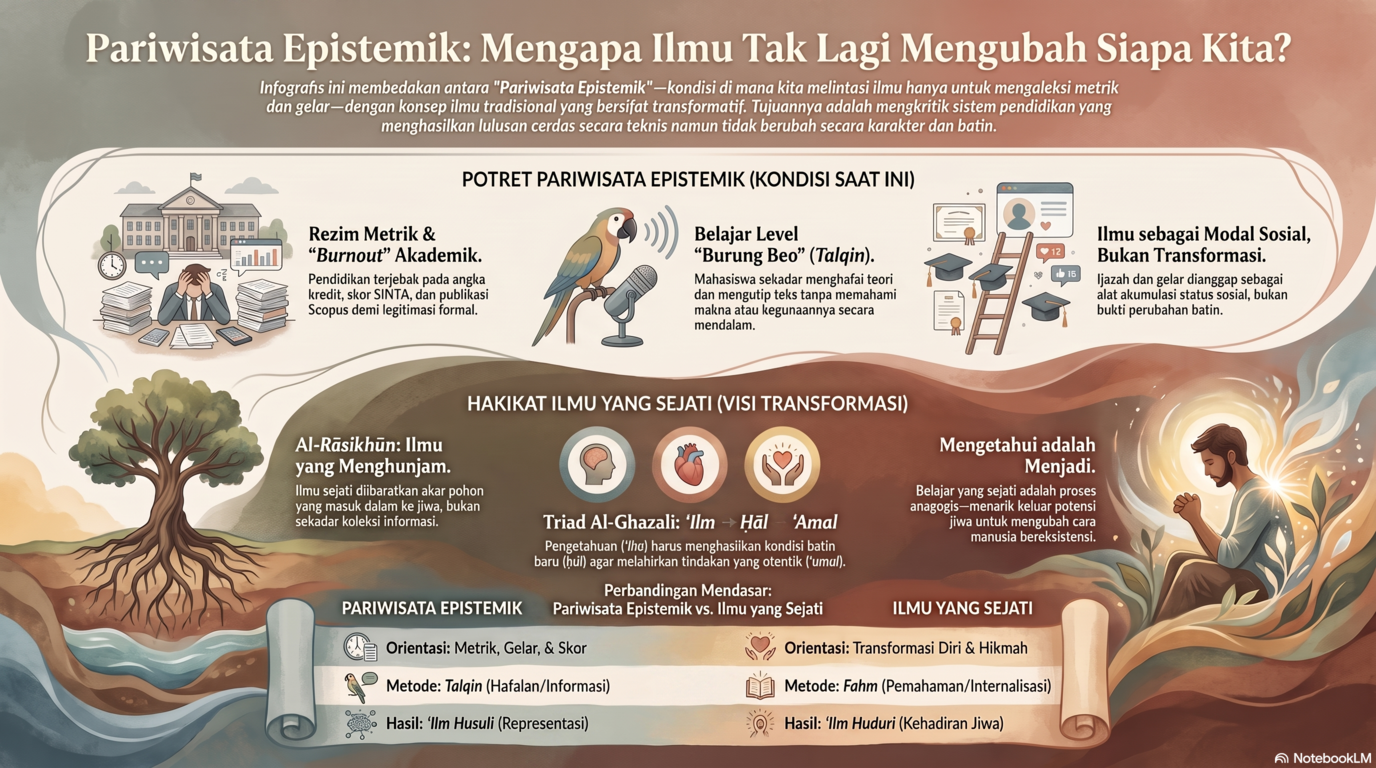 Pariwisata Epistemik: Ilmu yang Tidak Lagi Mengubah Siapa Kita